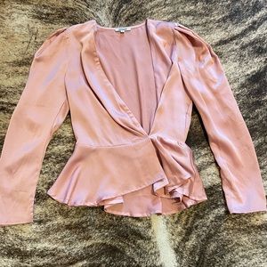 Minuet Blush Wrap Blouse